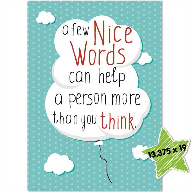 A Few Nice Words Poster LRC